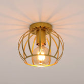 Plafonnier Vintage, Plafonnier Semi-encastré, Abat-jour de Plafond à Cage